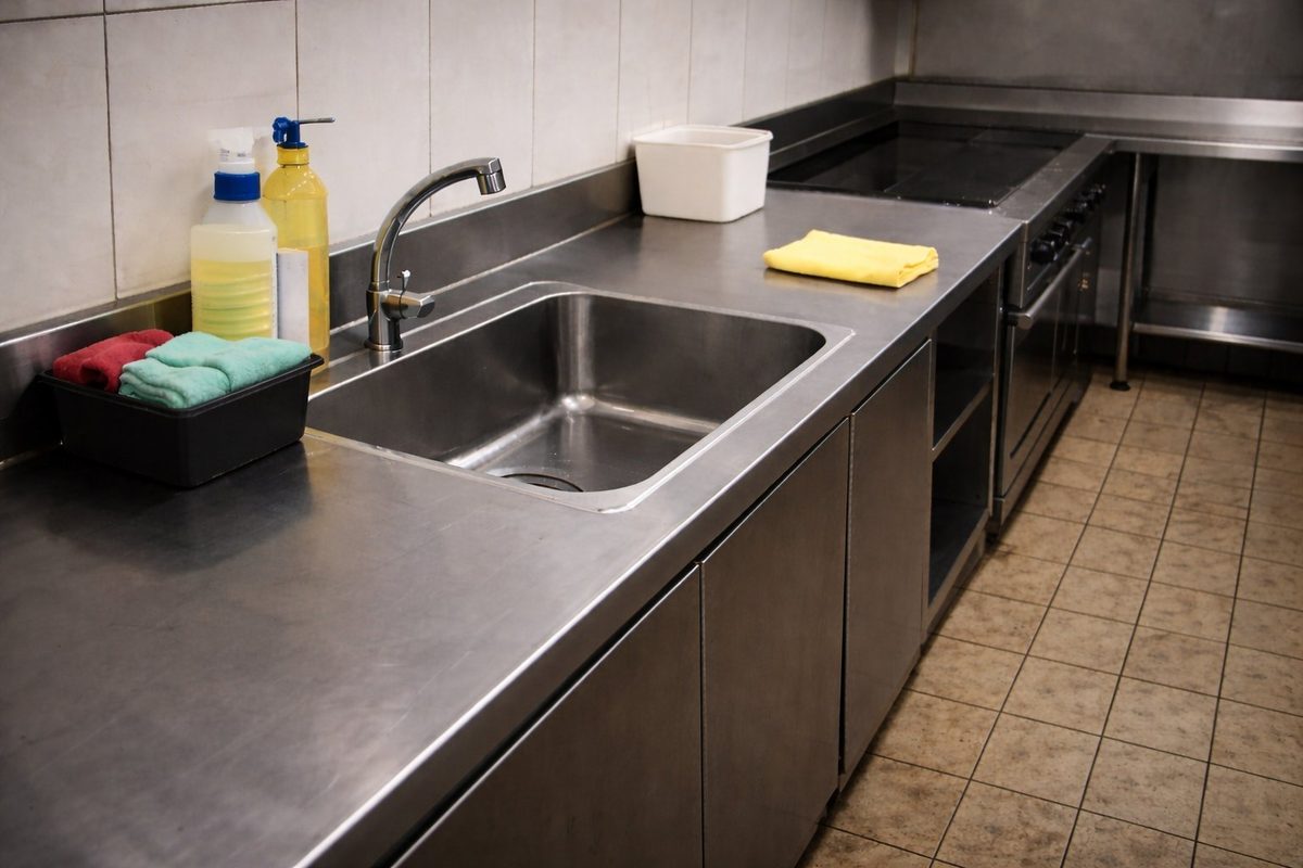 Schone keuken na dieptereiniging door Vital Care